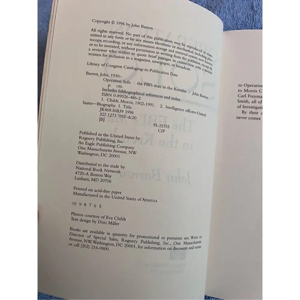 Operation Solo Book